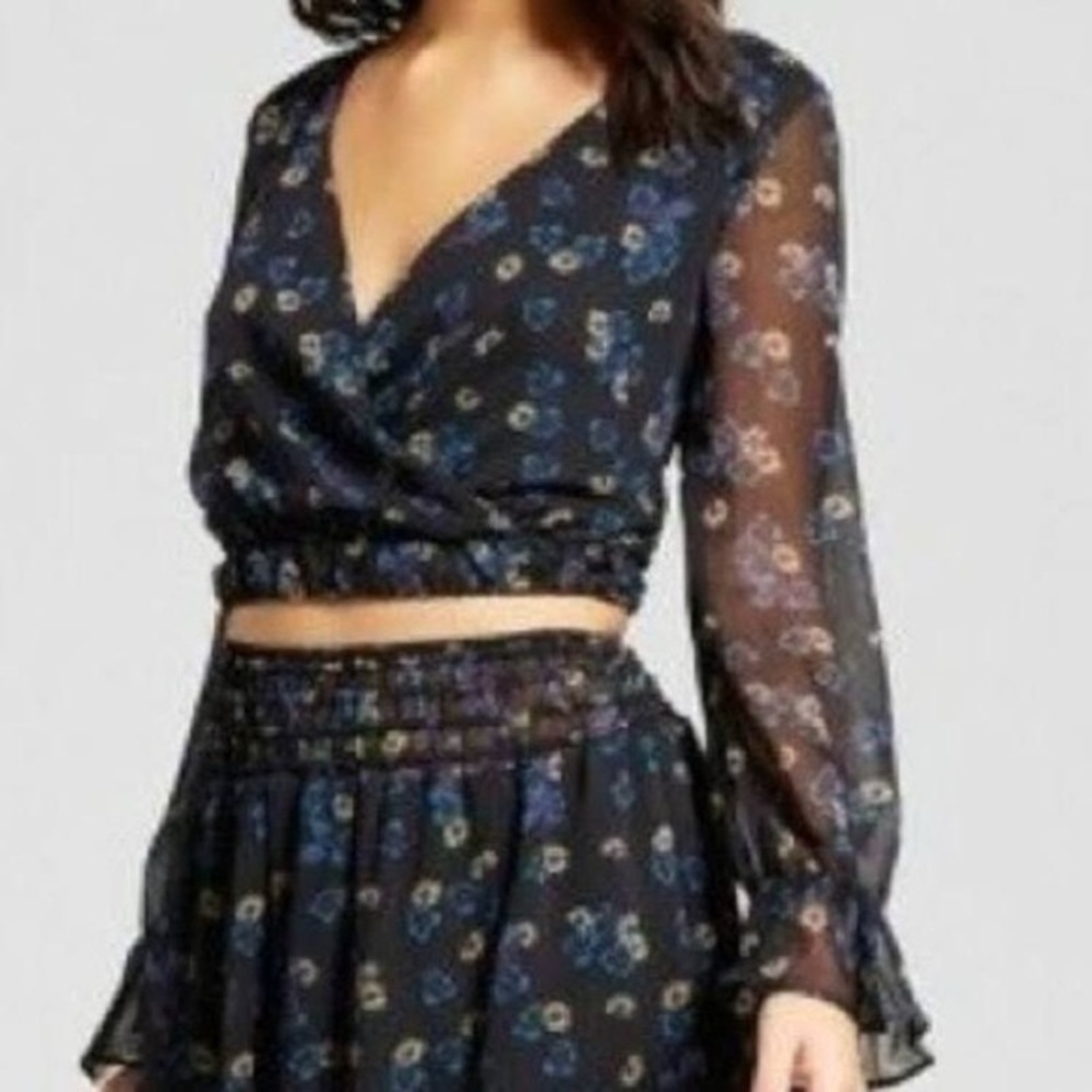 Long sleeve Floral Blouse